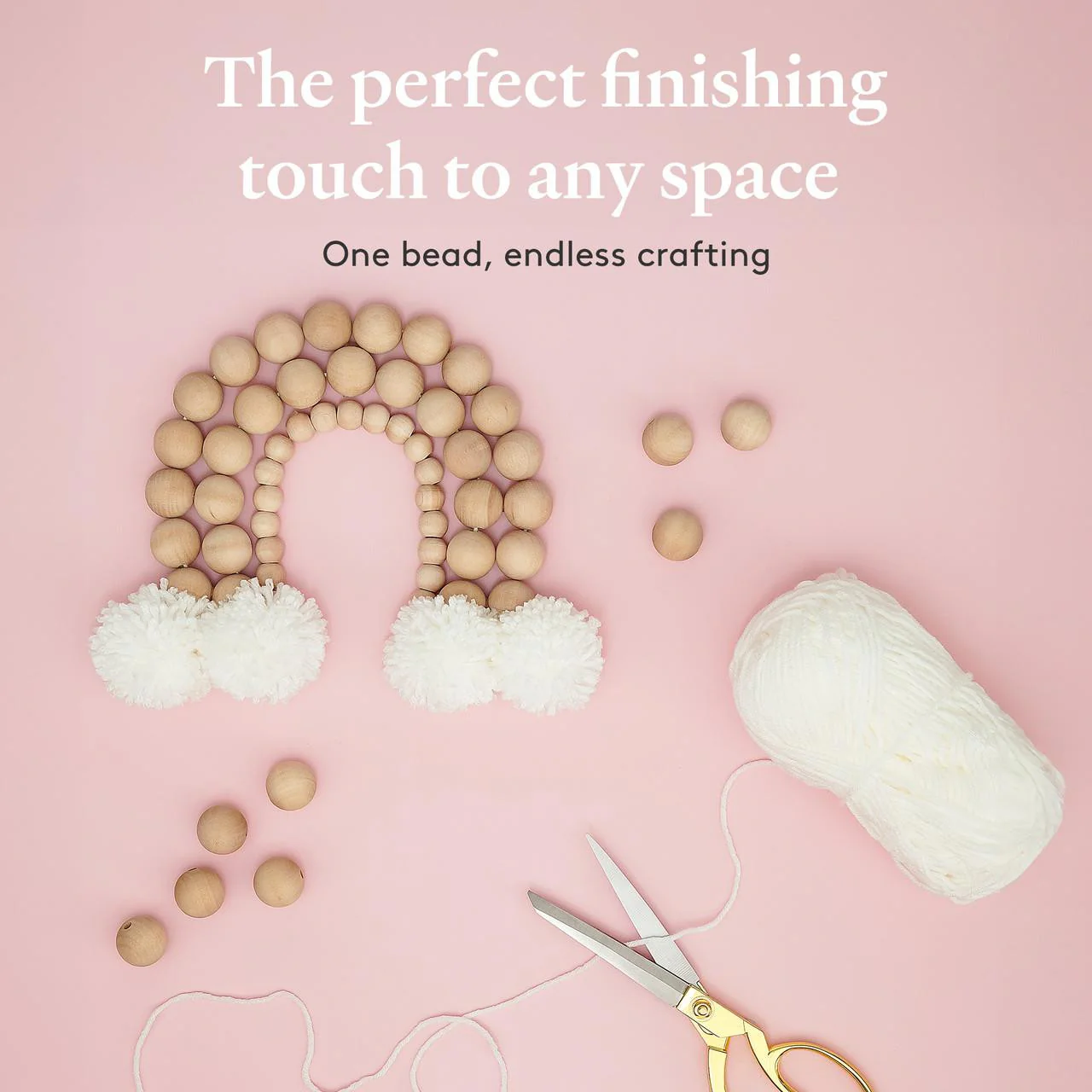 1-1/2" Wood Ball Bead, 1/2" Hole - Image 6