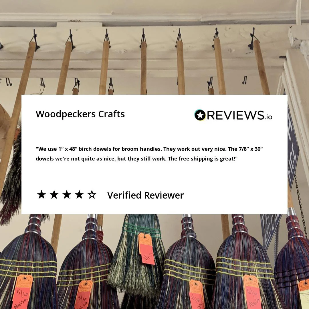 1" x 48" Wooden Dowel - Image 4