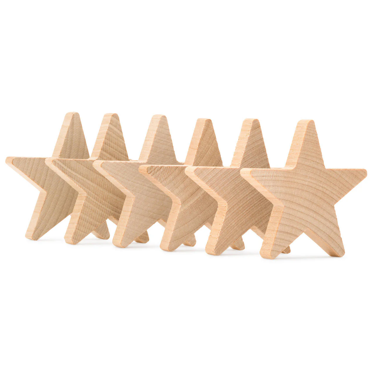 2" Star Wooden , 1/4" Thick - Image 4