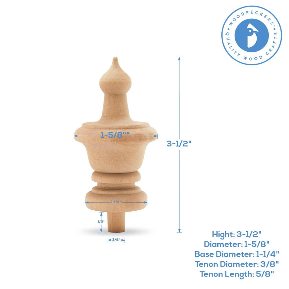 3-1/2" Finial - Image 4