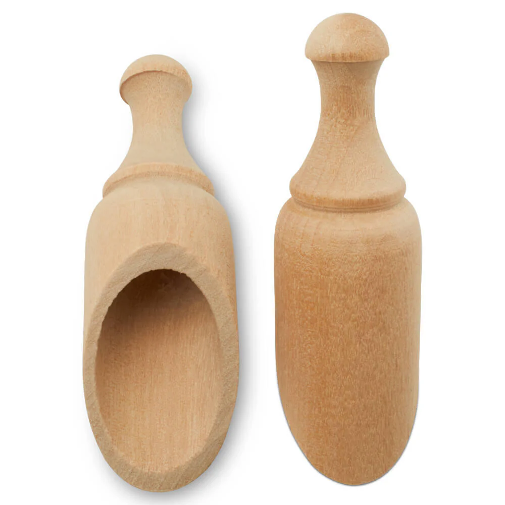 3-3/4" Wood Scooper - Image 4