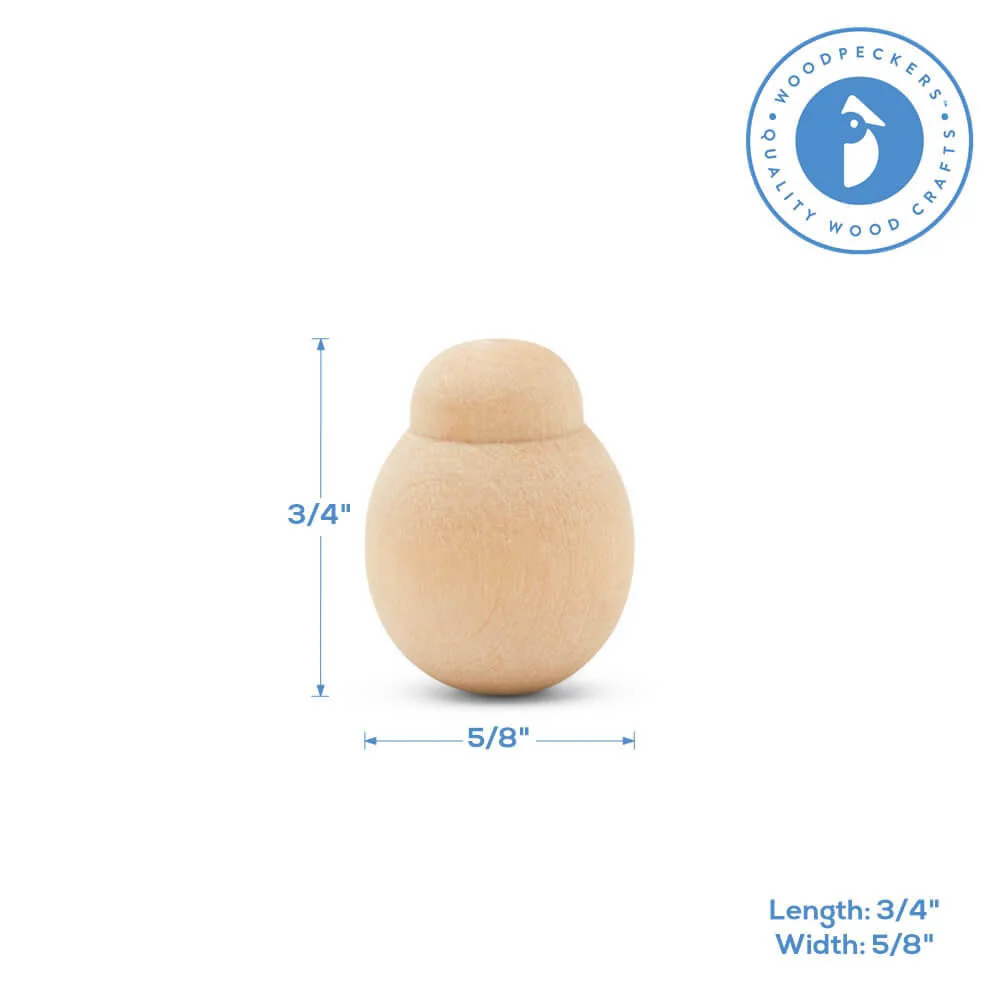 3/4" Wood Ladybug - Image 5