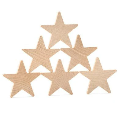 3/4" Wooden Star Cutout, 3/16" Thick. - Image 5