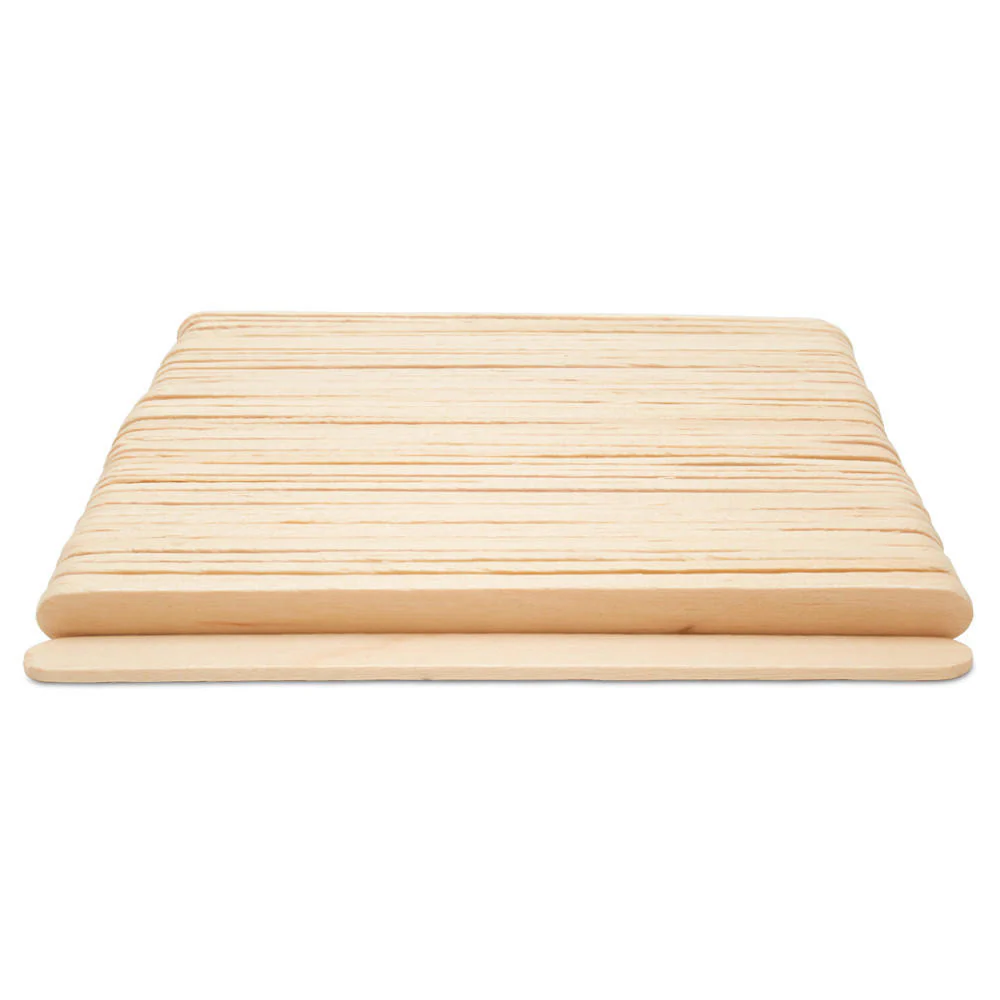 4-1/2" Standard Wooden Popsicle Stick, Pack of 100 - Image 4