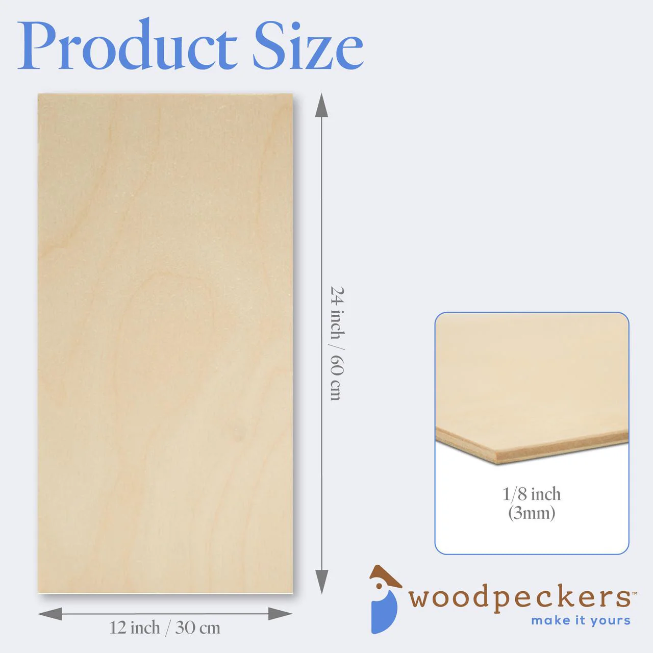 1/8" x 12" x 24" Baltic Birch B/BB Plywood Sheets - Image 3