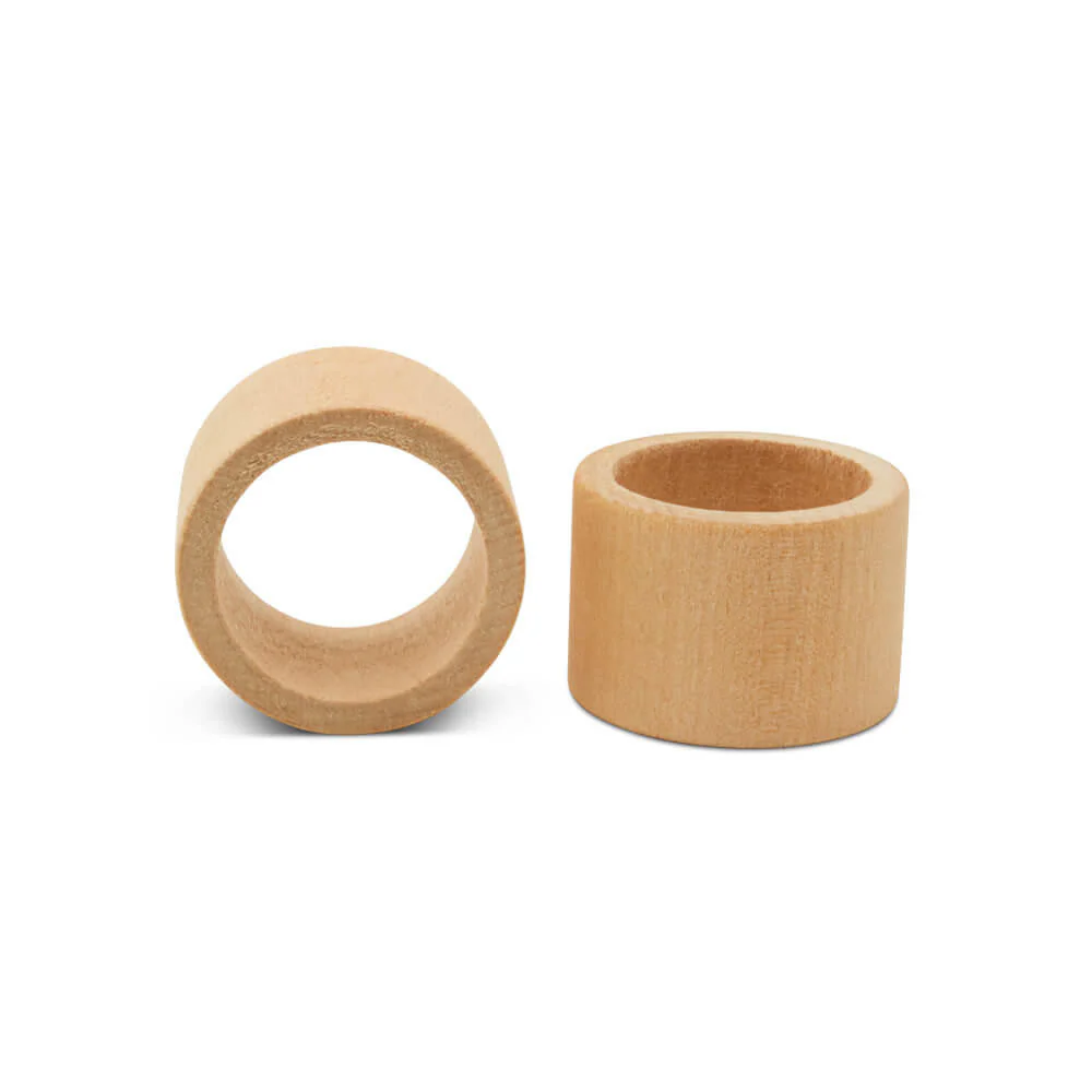 Classic Wood Napkin Ring - Image 3