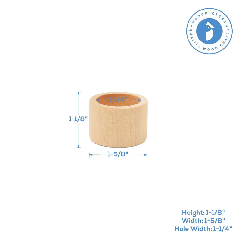 Classic Wood Napkin Ring - Image 5