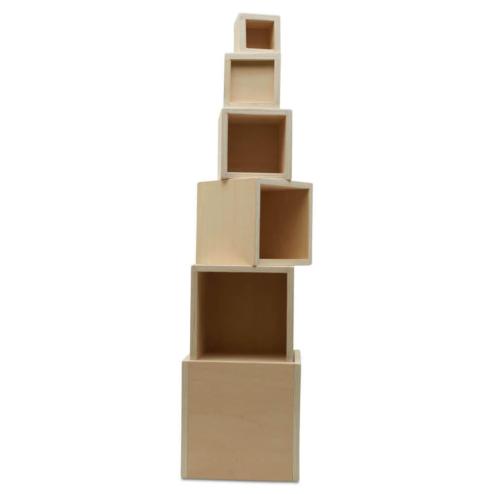 Nested Stacking Boxes, Set of 6 - Image 5