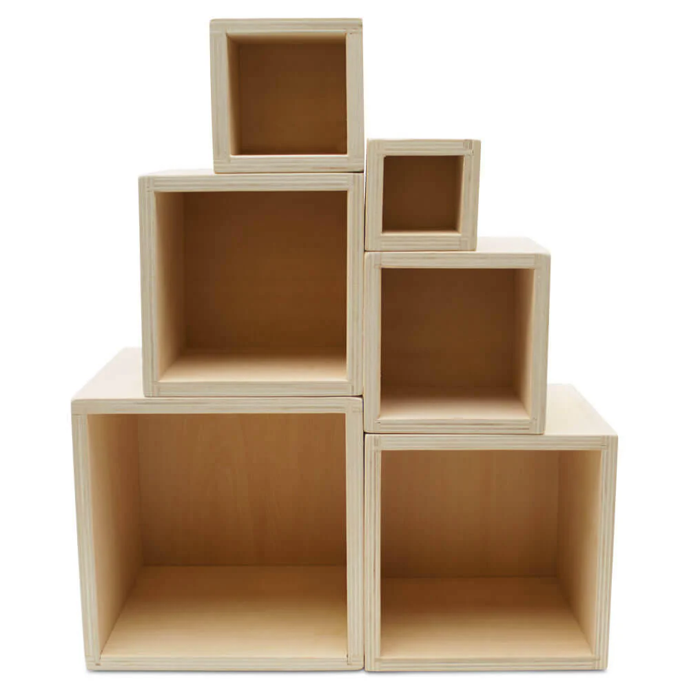 Nested Stacking Boxes, Set of 6 - Image 6