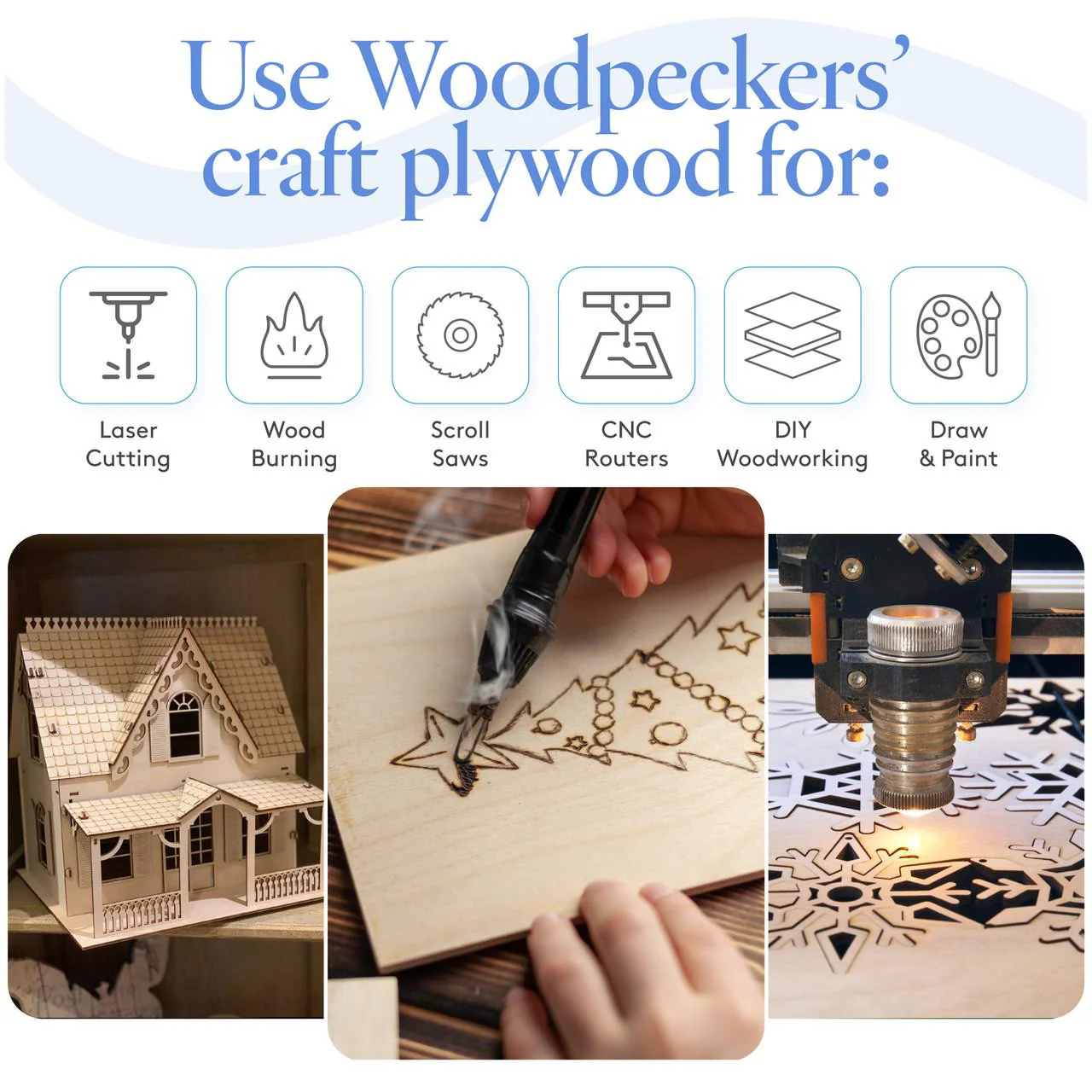 1/8" x 6" x 6" Baltic Birch B/BB Plywood Sheet (Square Cutout) - Image 7