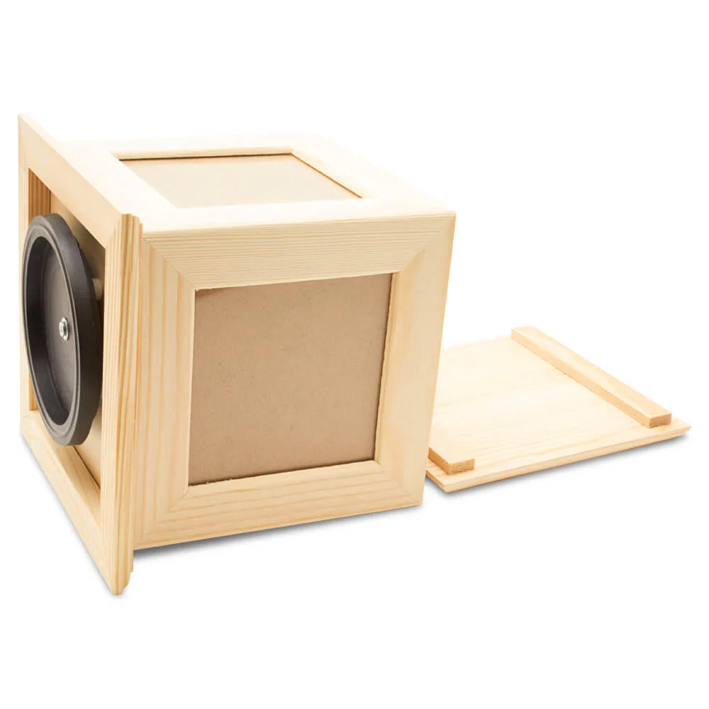 Wood Photo Cube, 5-5/8” - Image 3
